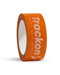 Trackon printed Orange Tape, 36mm X 65 meter,40 micron